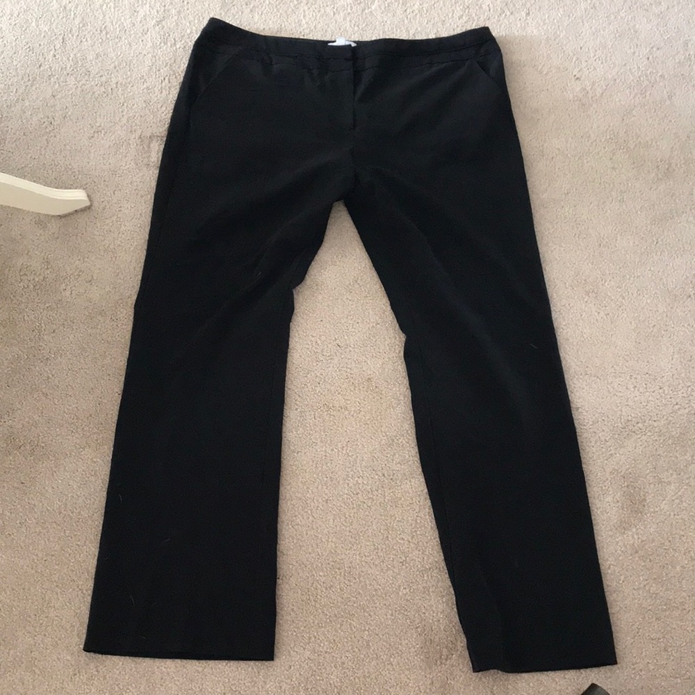 Black stretch dress pants
